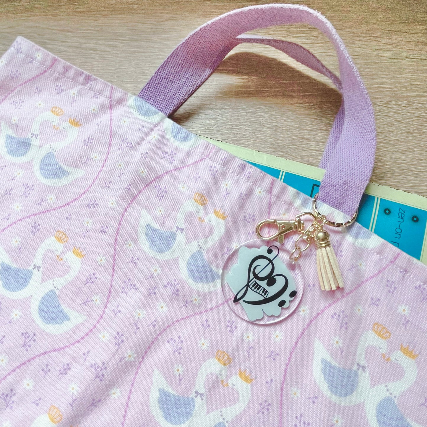 Heart Piano Keychain