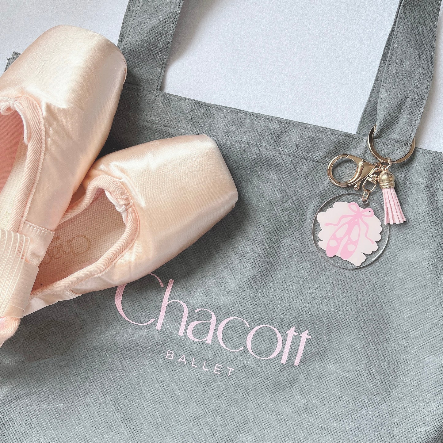 Ballet Shoes Keychain