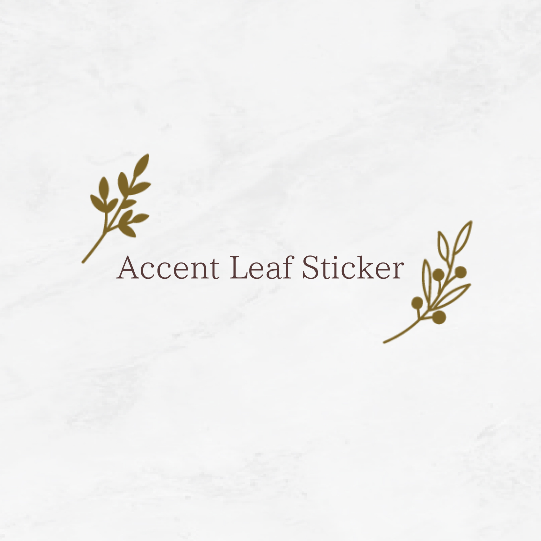 Accent Leaf Sticker