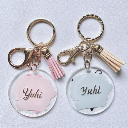 Heart Piano Keychain