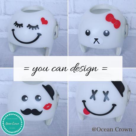 Face Parts Variety Pack - Ocean Crown