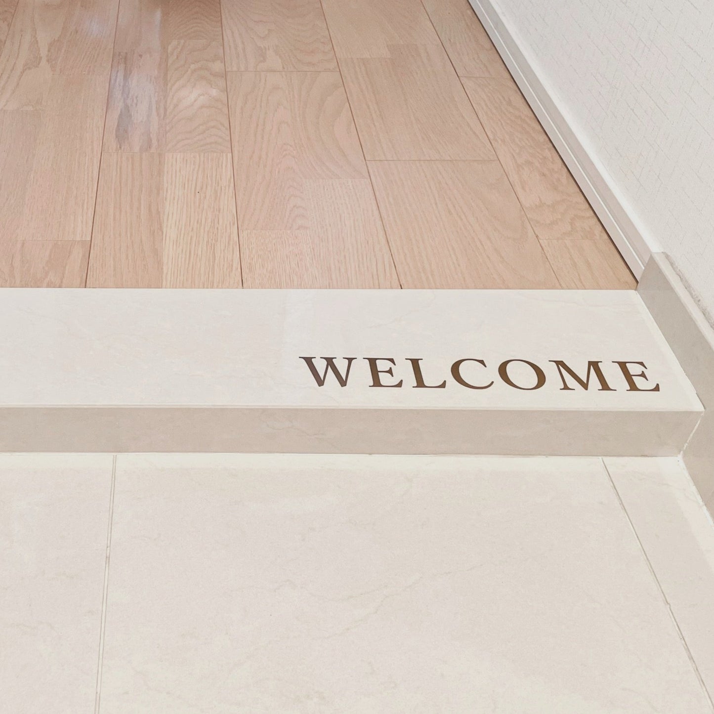 真鍮レター風 [WELCOME / Welcome] -Bellflower-